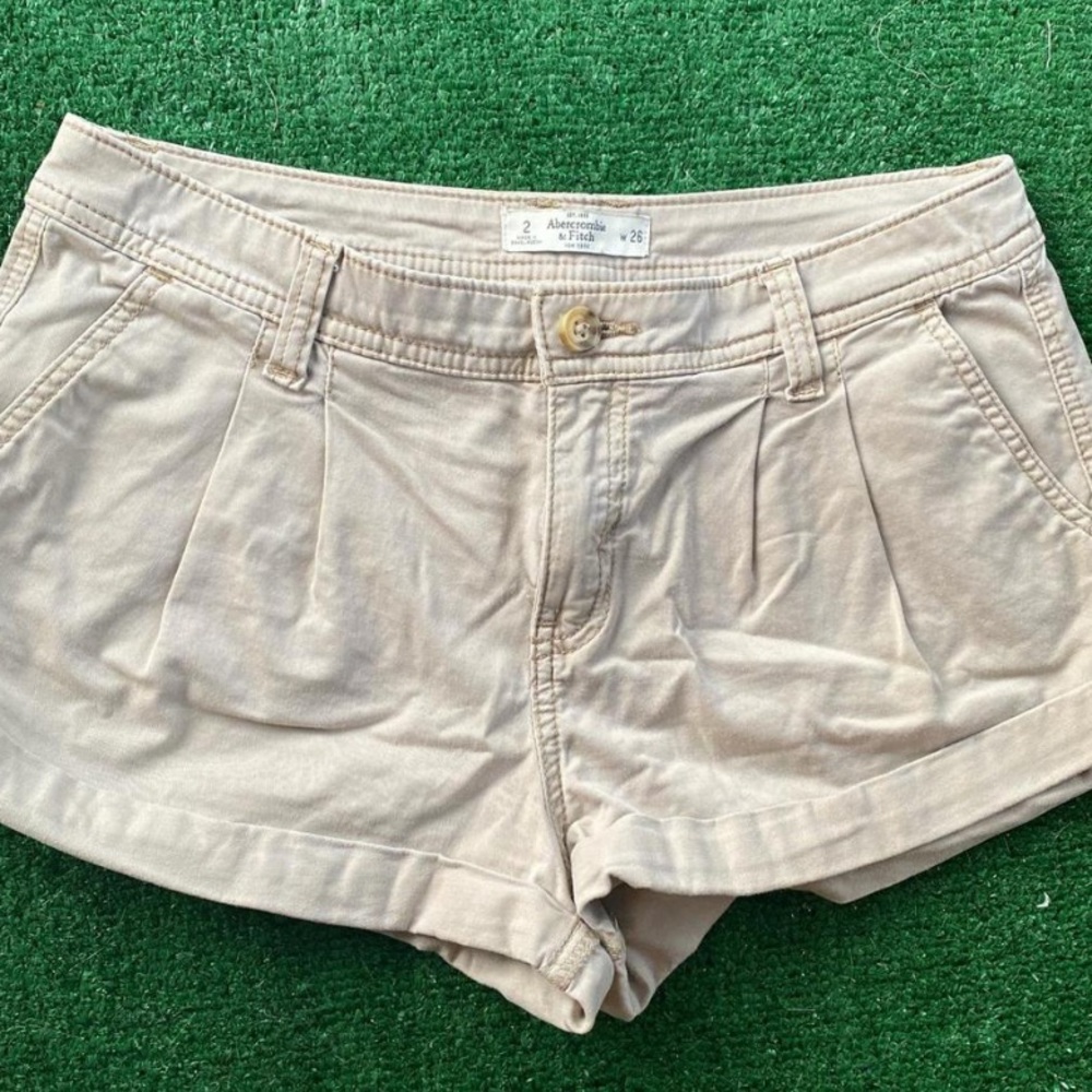 Abercrombie & Fitch Khaki Shorts- Size 2 (W26)